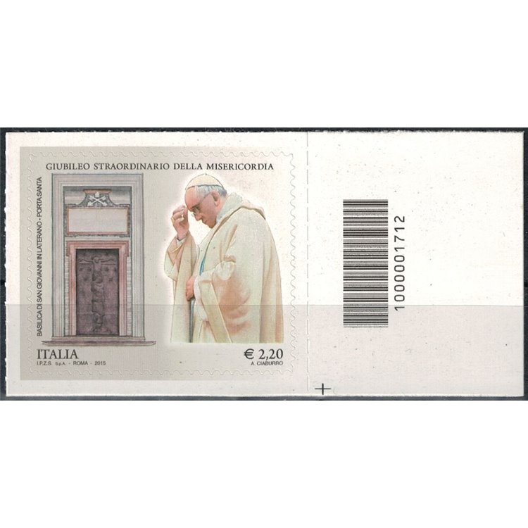 ITALY 2015 Extraordinary Jubilee €2.20 CB 1712 aid