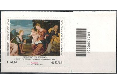 ITALY 2015 Religious Christmas CB 1705 aid