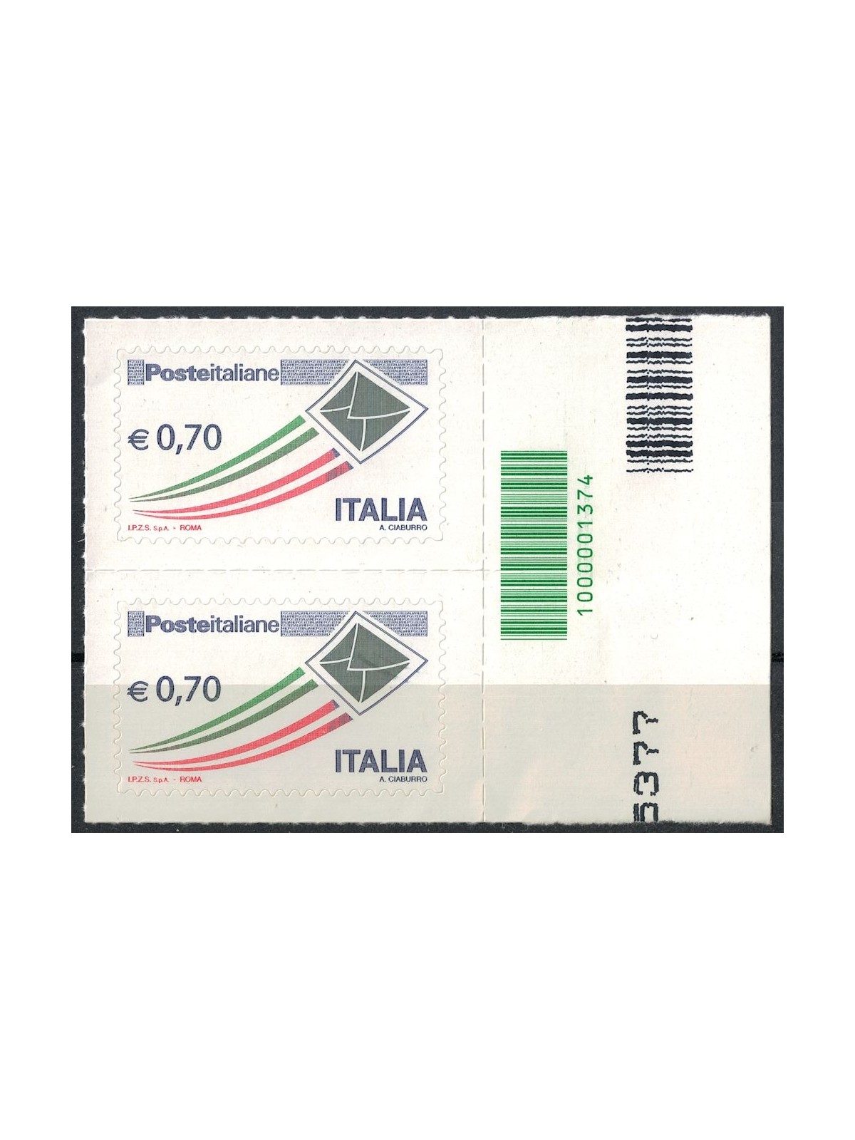 ITALY 2013 Ordinary €0.70 CB 1374 dx