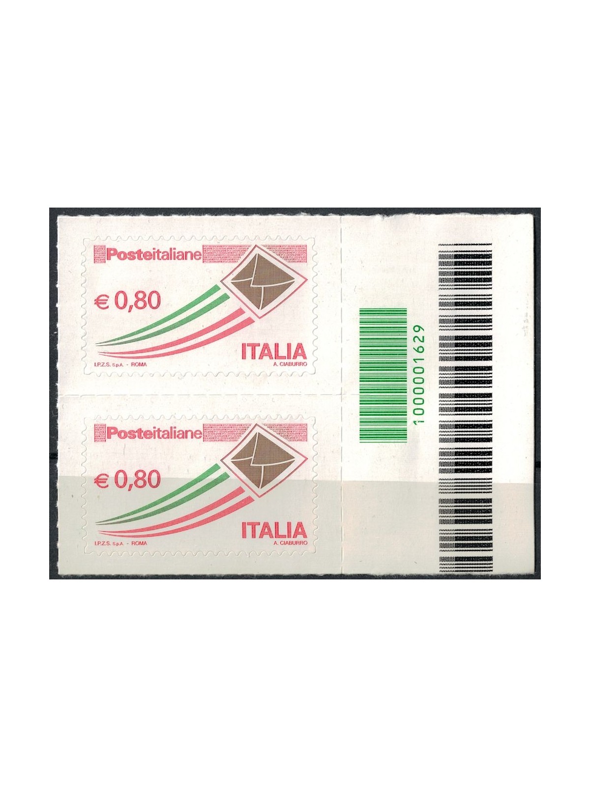 ITALIA 2014 Ordinaria € 0,80 CB 1629 dx