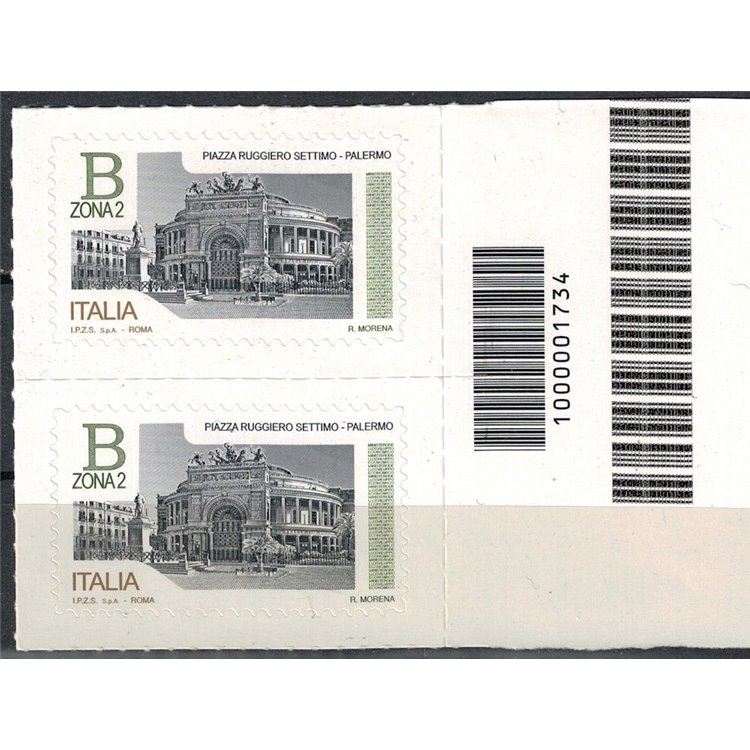 ITALY 2016 Italian Squares Palermo CB 1734