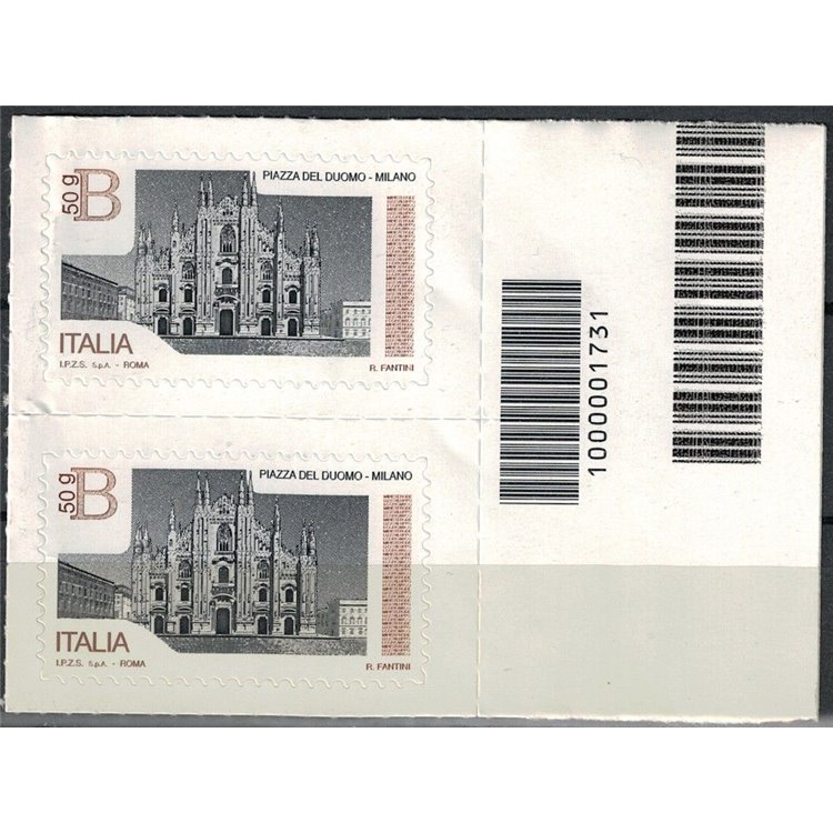 ITALY 2016 Squares of Italy Milan CB 1731