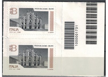 ITALIA 2016 Piazze d'Italia Milano CB 1731