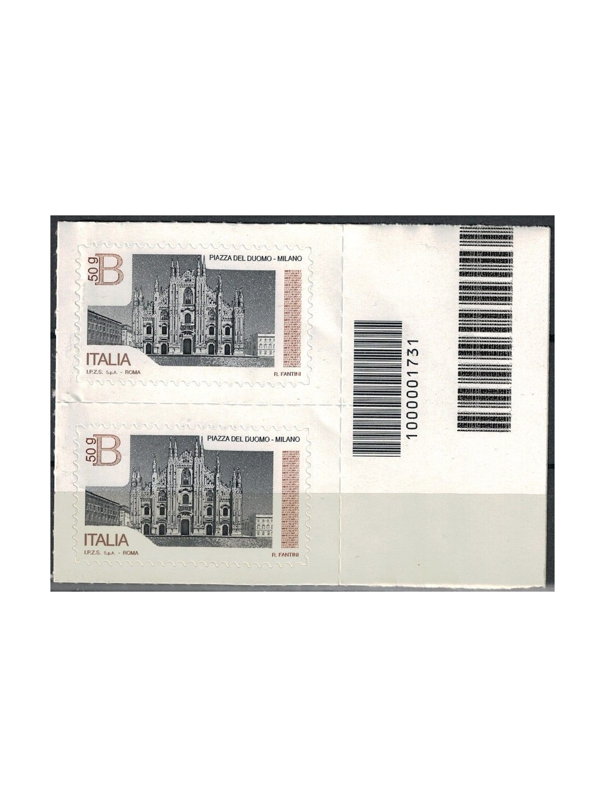 ITALY 2016 Squares of Italy Milan CB 1731