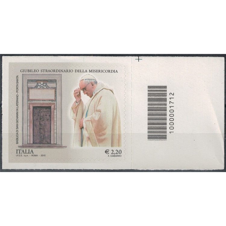 ITALIA 2015 Giubileo straordinario € 2,20 CB 1712 asd