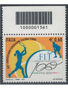 ITALY 2010 Italian Tennis Federation CB 1361