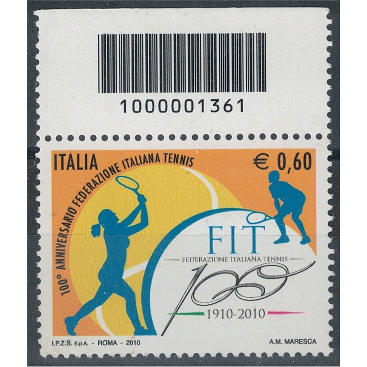 ITALY 2010 Italian Tennis Federation CB 1361