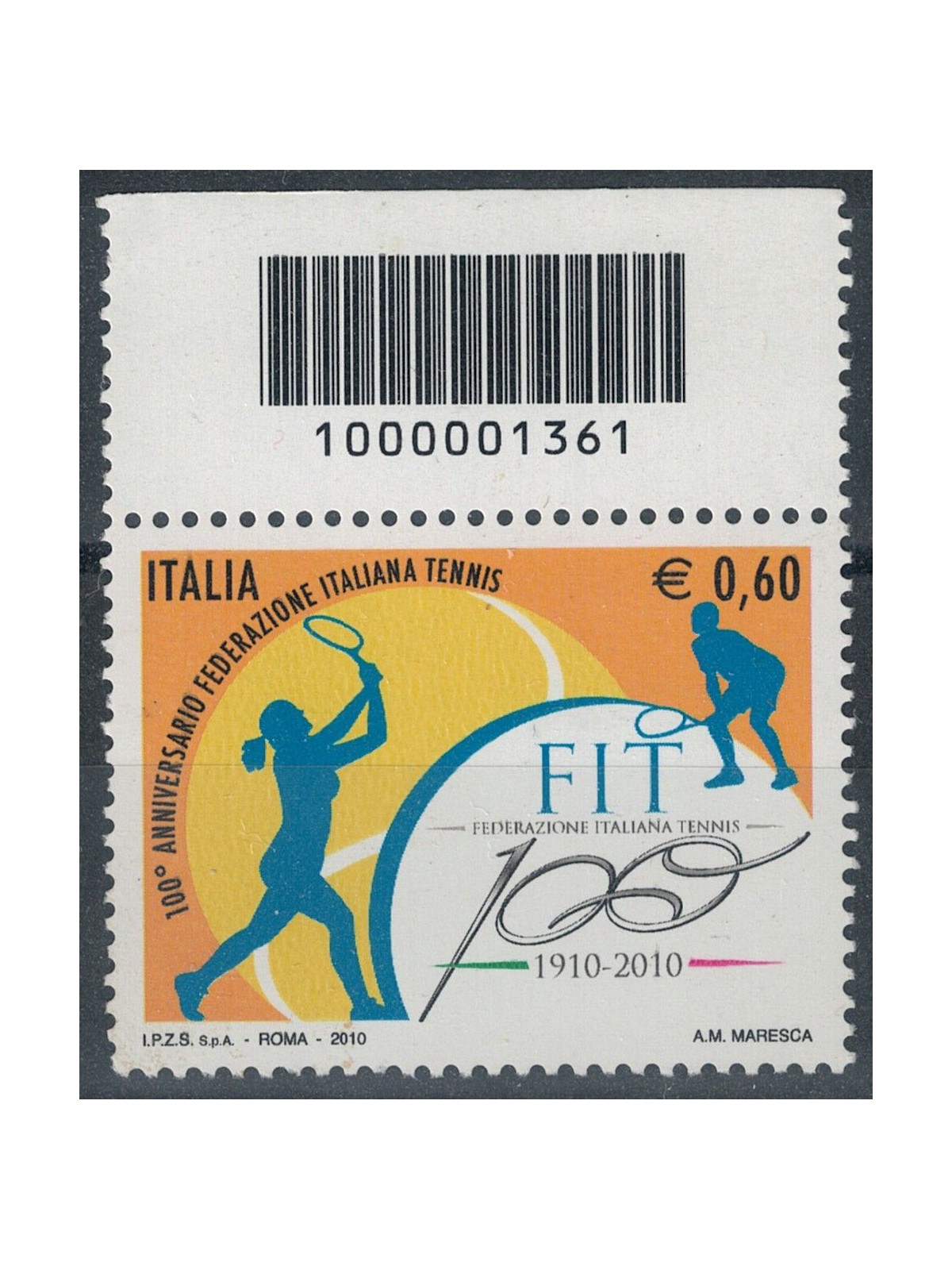 ITALIA 2010 Federazione Italiana Tennis CB 1361