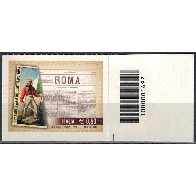 ITALY 2012 Daily Newspaper Roma CB 1492 aid