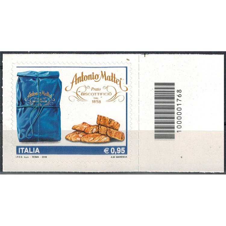 ITALIA 2016 Biscottificio Mattei CB 1768 asd