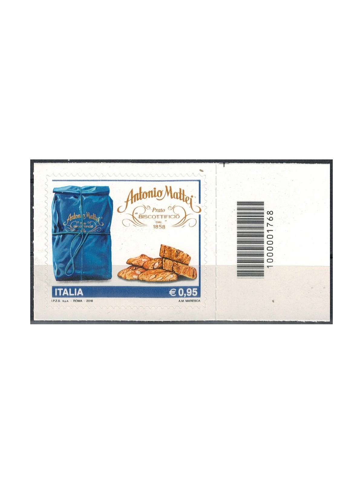ITALIA 2016 Biscottificio Mattei CB 1768 asd