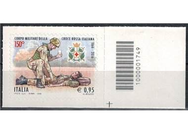 ITALY 2016 Red Cross CB 1749 aid