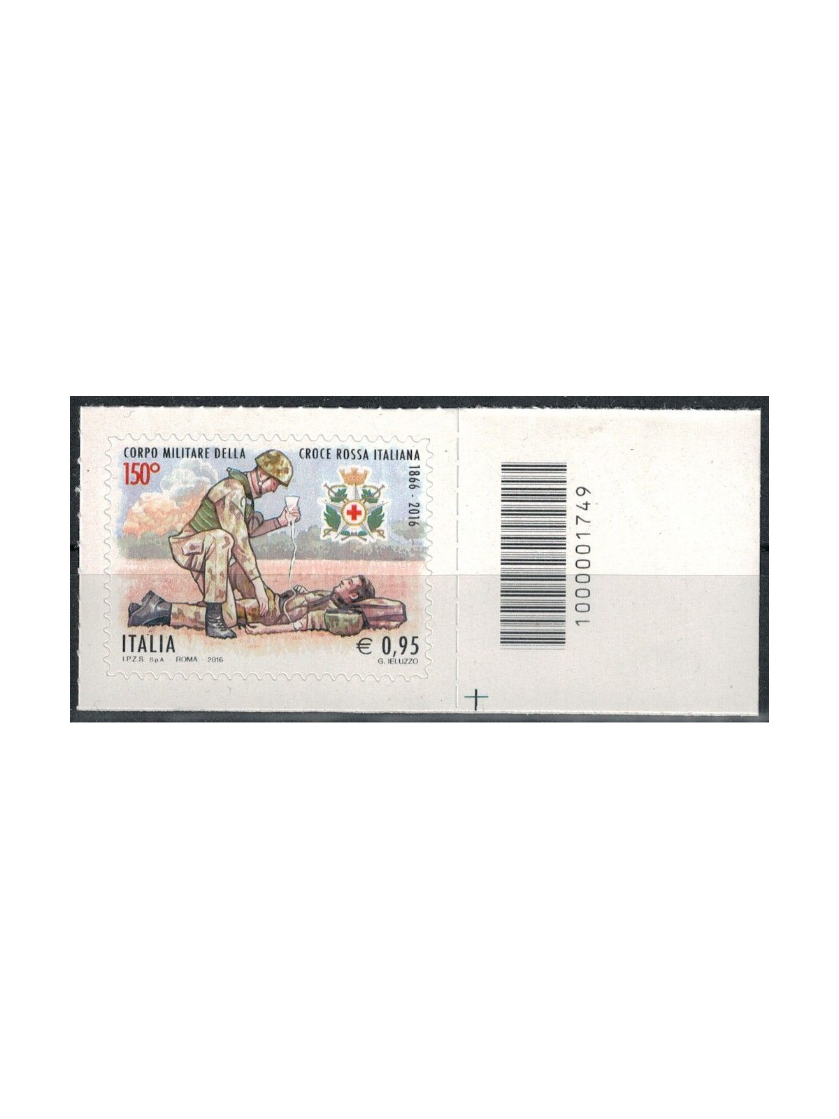 ITALIA 2016 Croce Rossa CB 1749 aid