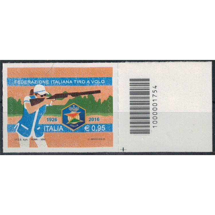 ITALY 2016 Italian Clay Shooting Federation CB 1754 aid