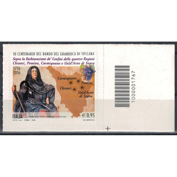 ITALY 2016 Grand Duke of Tuscany CB 1767 aid