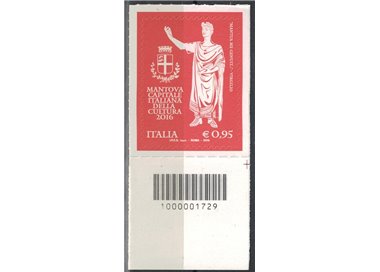 ITALY 2016 Mantua capital CB 1729 aid