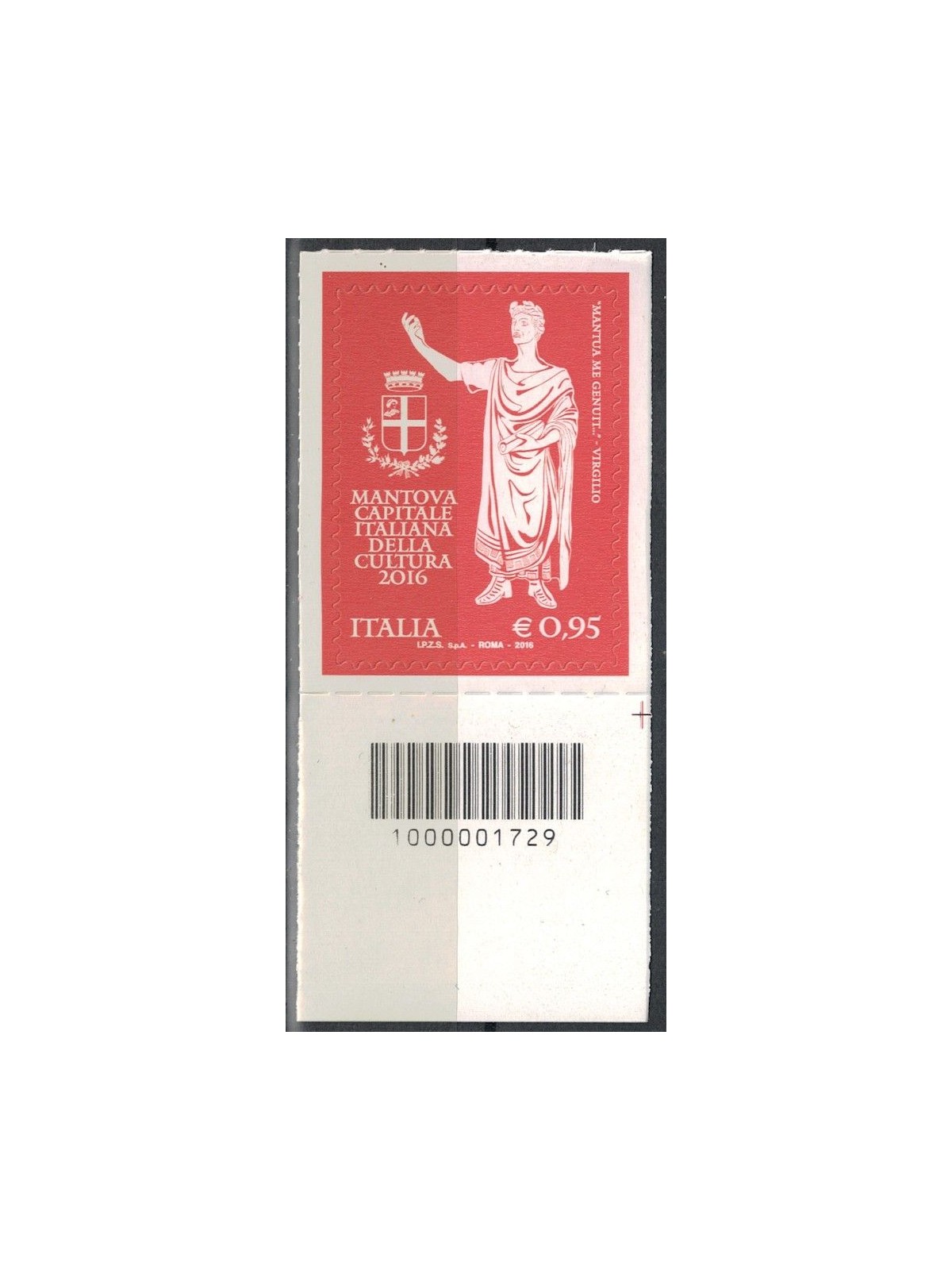 ITALY 2016 Mantua capital CB 1729 aid