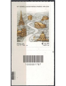 ITALY 2016 Rome-Paris Twinning CB 1787 aid