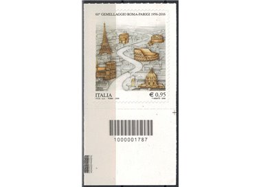 ITALY 2016 Rome-Paris Twinning CB 1787 aid