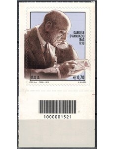 ITALY 2013 Gabriele d'Annunzio CB 1521 aid
