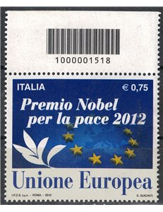 ITALY 2012 Nobel Prize CB 1518 high