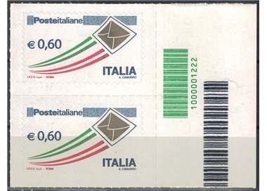 ITALY 2010 Ordinary € 0.60 Gold envelope CB 1222