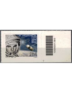 ITALY 2011 First flight into space CB 1380 aid