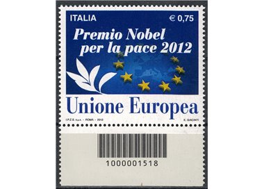 ITALY 2012 Nobel Prize CB 1518 low