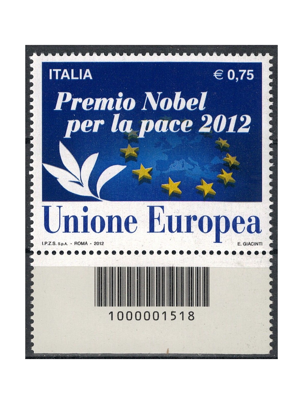 ITALIA 2012 Premio Nobel CB 1518 basso
