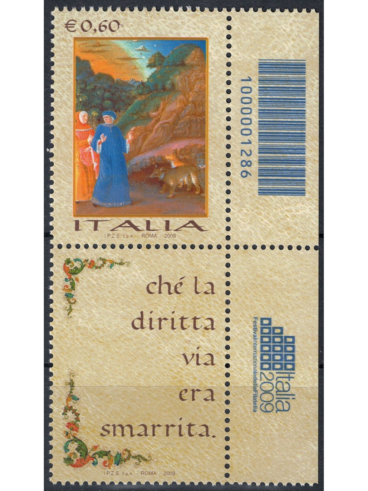 ITALIA 2009 Giornata lingua italiana CB 1286