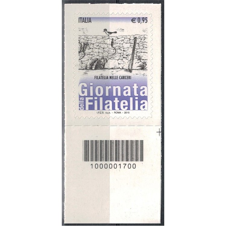 ITALY 2015 Philately Day CB 1700 aid