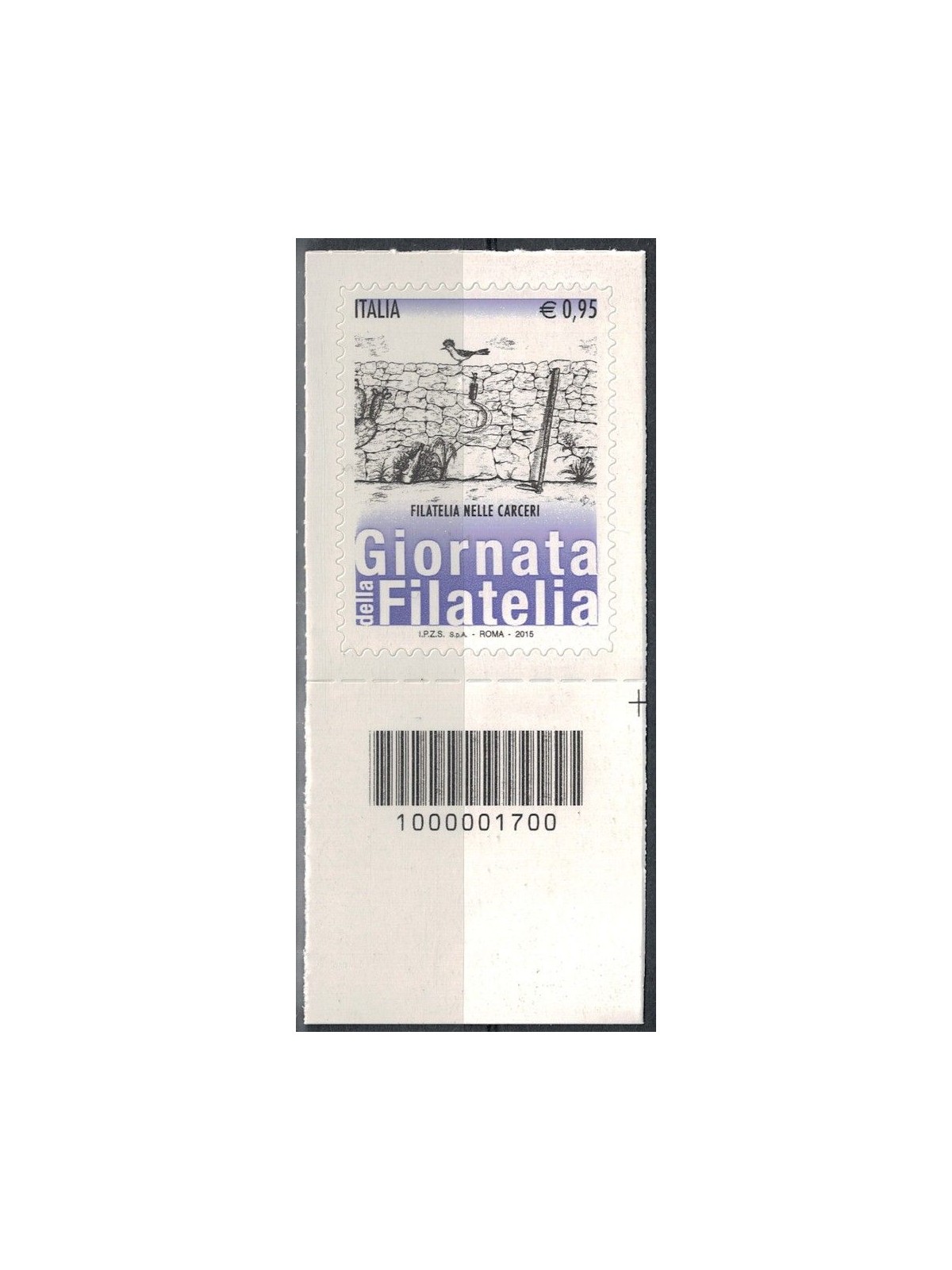 ITALY 2015 Philately Day CB 1700 aid