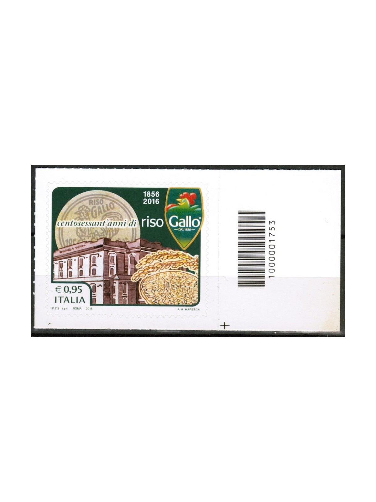 ITALIA 2016 Riso Gallo CB 1753 aid