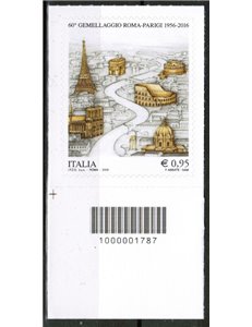 ITALIA 2016 Gemellaggio Roma-Parigi CB 1787 ais
