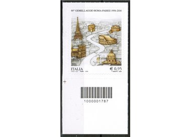 ITALIA 2016 Gemellaggio Roma-Parigi CB 1787 ais