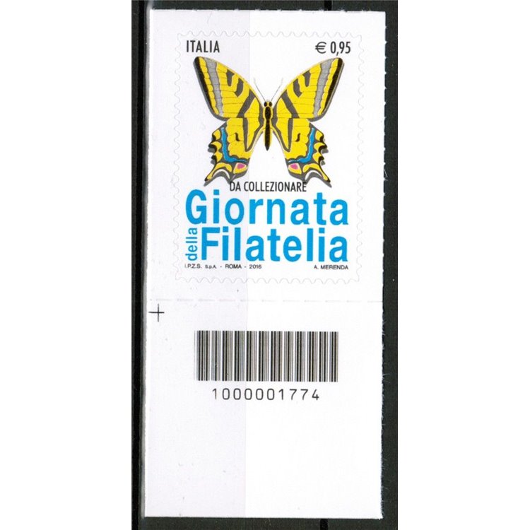 ITALIA 2016 Giornata della filatelia CB 1774 ais