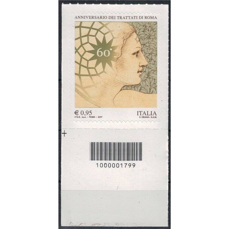 ITALY 2017 Treaties of Rome CB 1799 ais