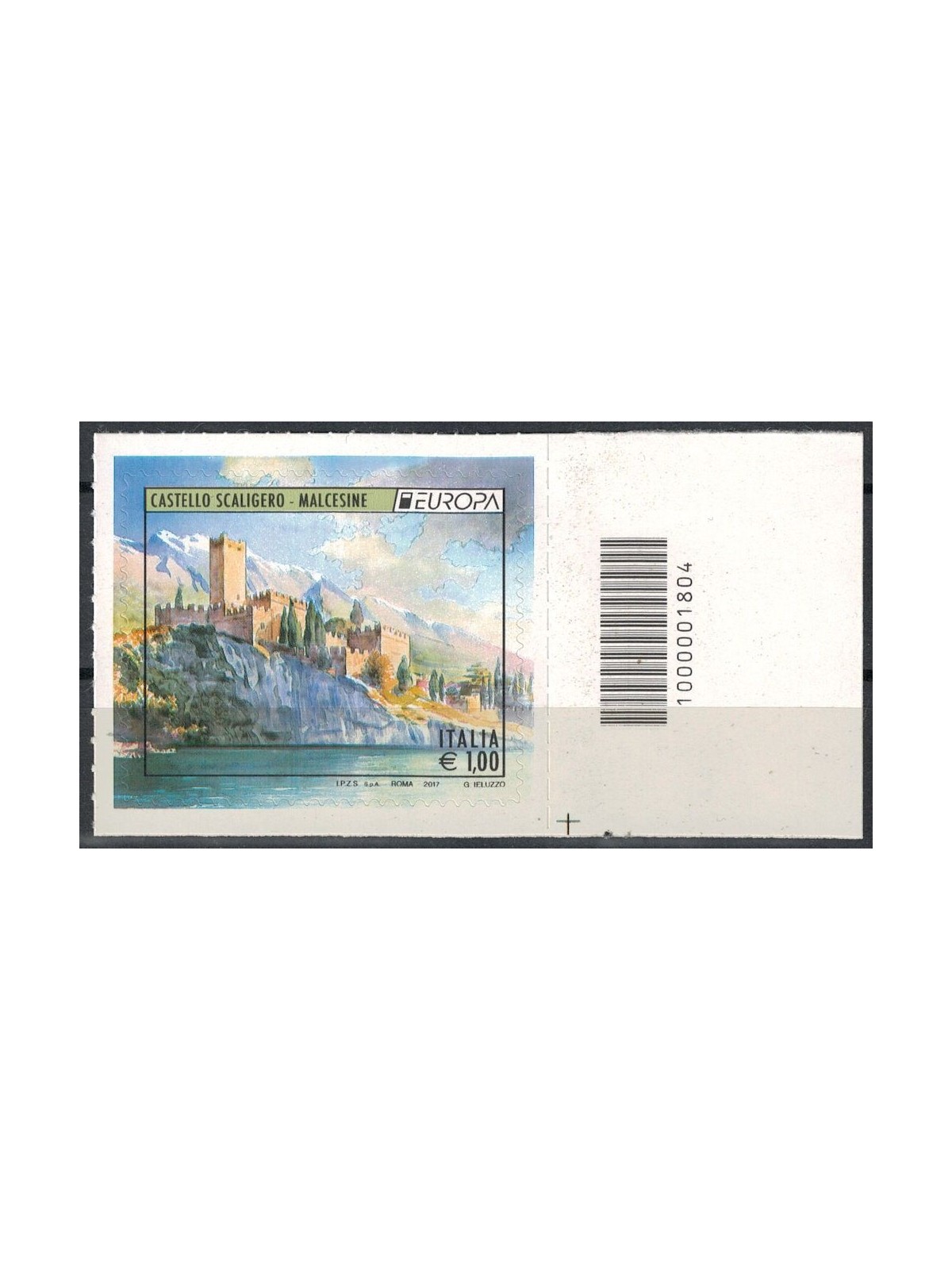 ITALIA 2017 Europa (Castello Scaligero) CB 1804 aid