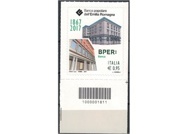 ITALY 2017 Banca Popolare dell'Emilia Romagna CB 1811 aid