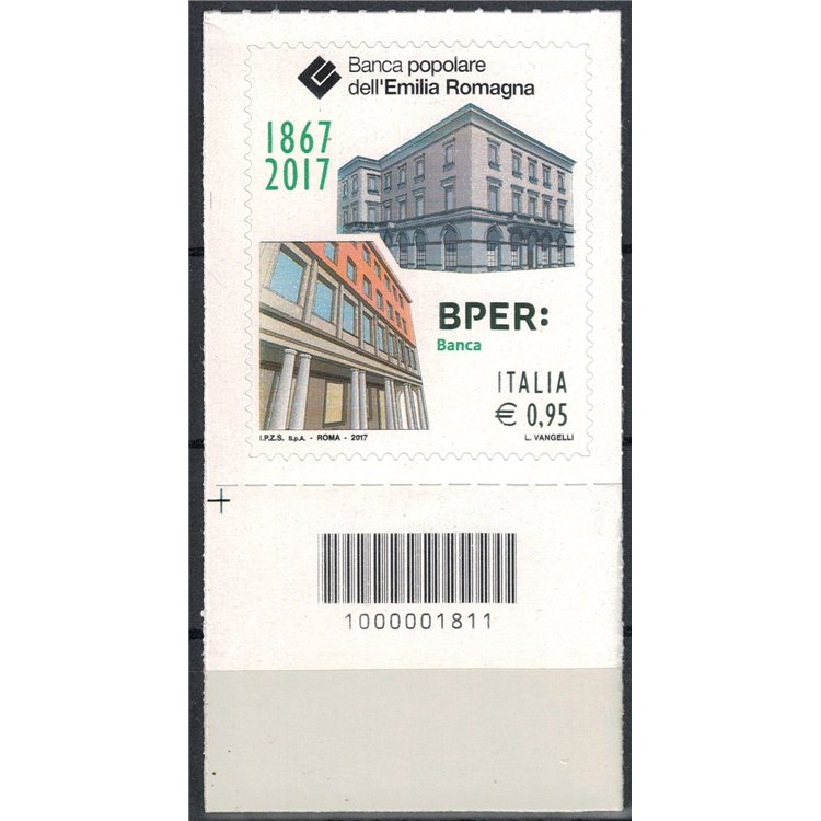ITALY 2017 Banca Popolare dell'Emilia Romagna CB 1811 ais