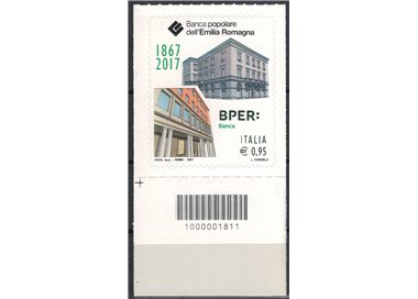 ITALIA 2017 Banca Popolare dell'Emilia Romagna CB 1811 ais