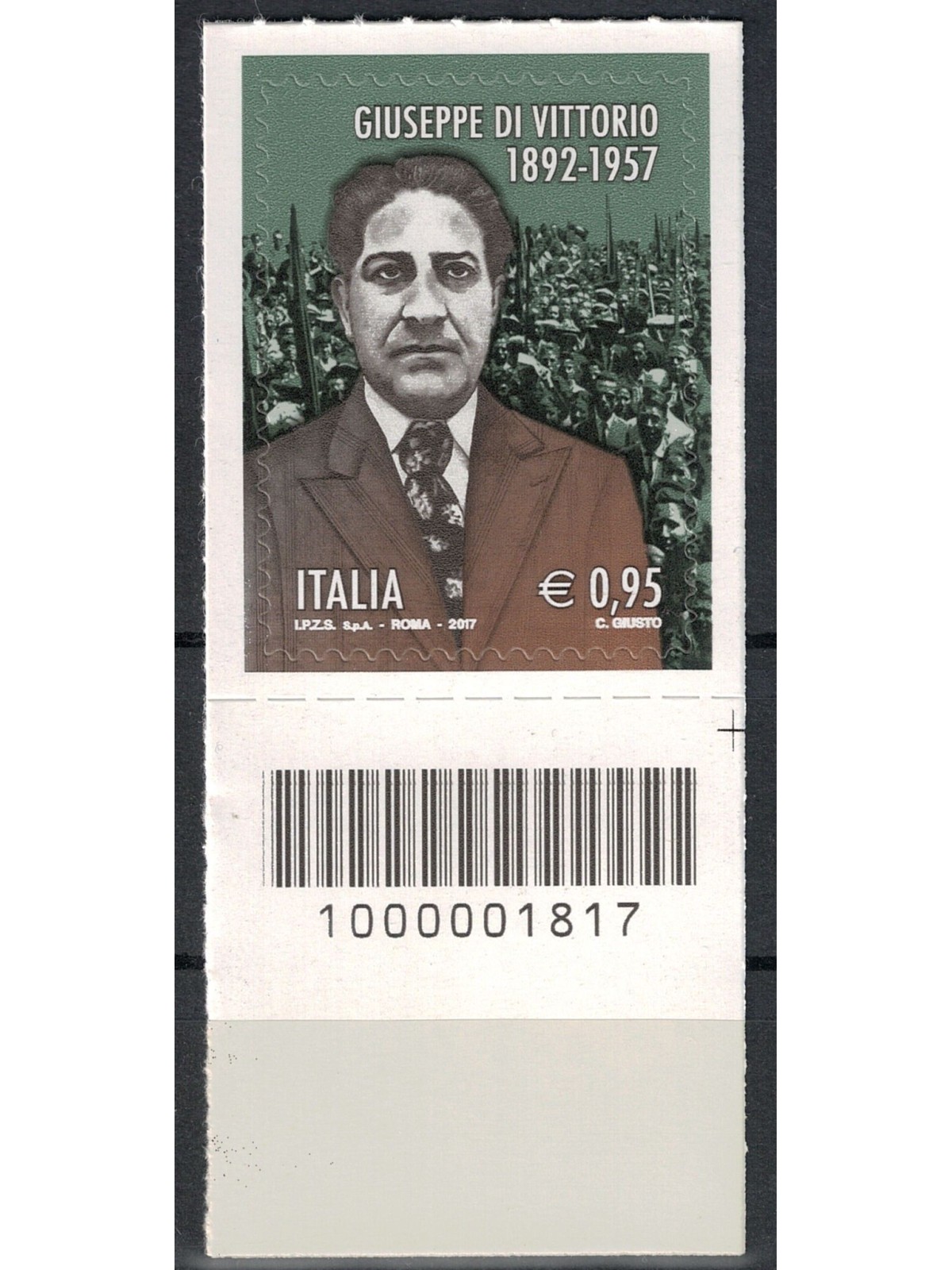 ITALY 2017 Giuseppe di Vittorio CB 1817 aid