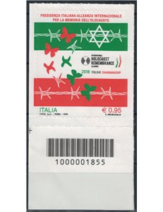 ITALY 2018 Holocaust CB 1855 ais