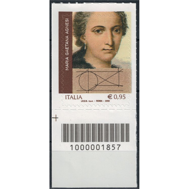 ITALY 2018 Maria Gaetana Agnesi CB 1857 ais
