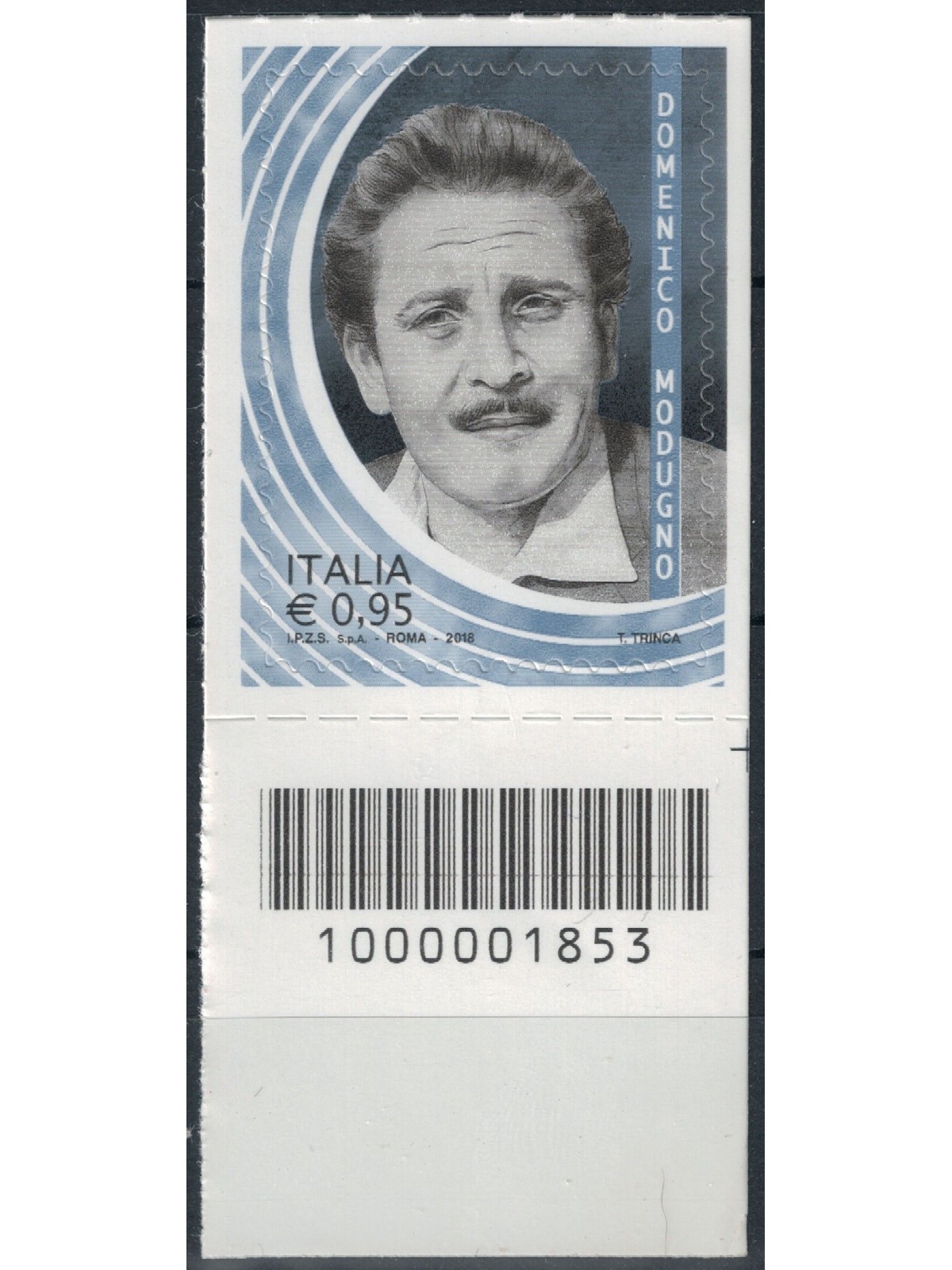 ITALY 2018 Domenico Modugno CB 1853 aid