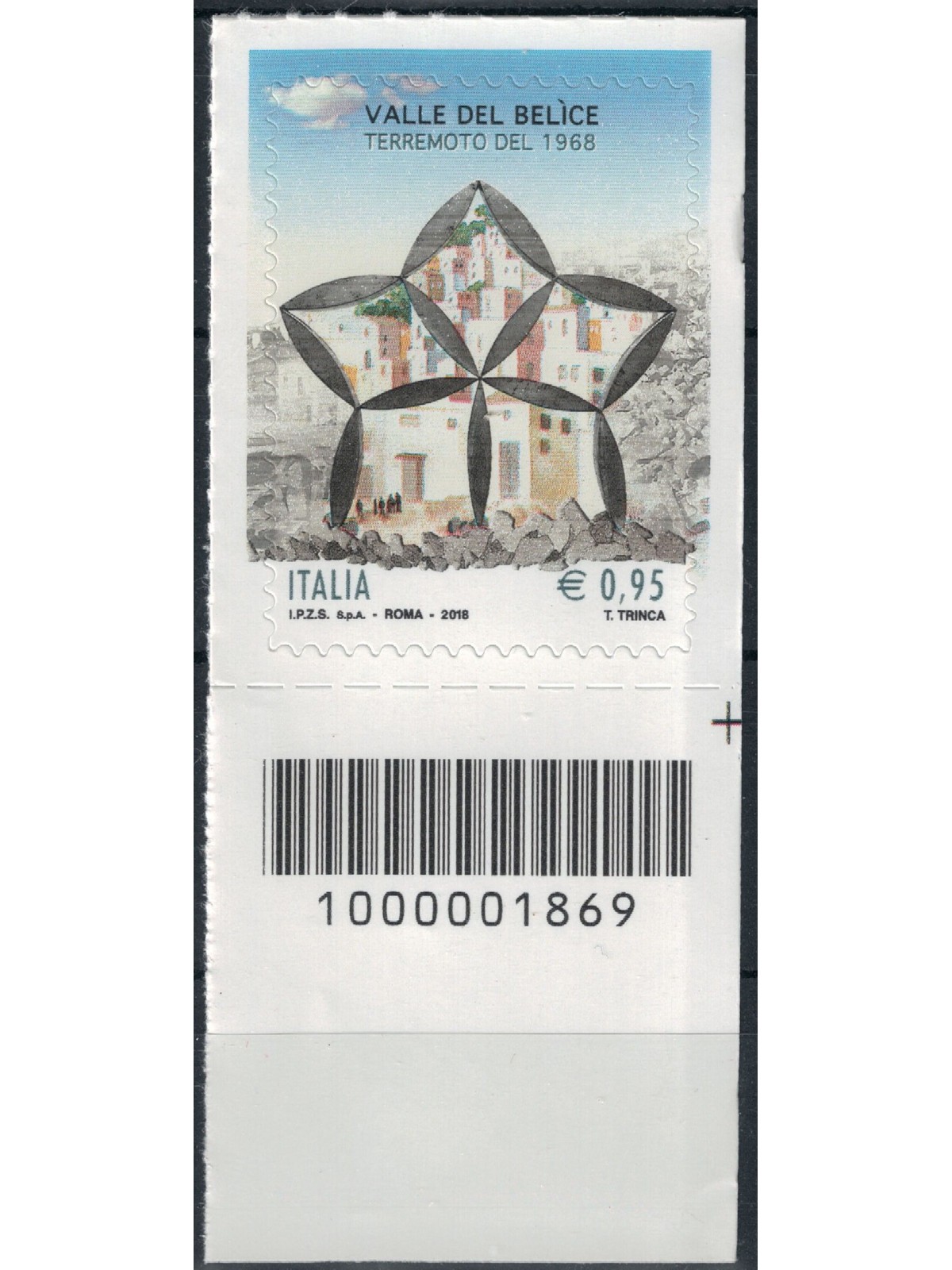 ITALY 2018 Belice Valley Earthquake CB 1869 aid