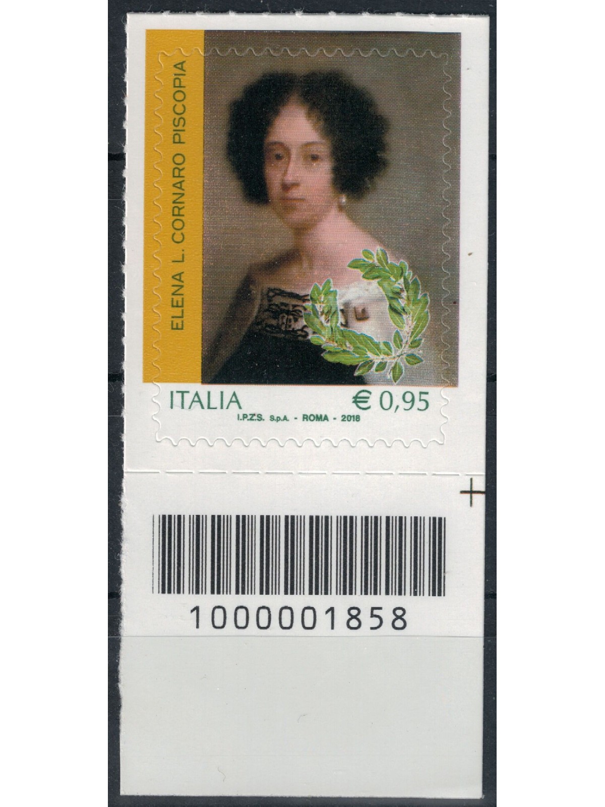 ITALIA 2018 Elena Lucrezia Cornaro Piscopia CB 1858 aid