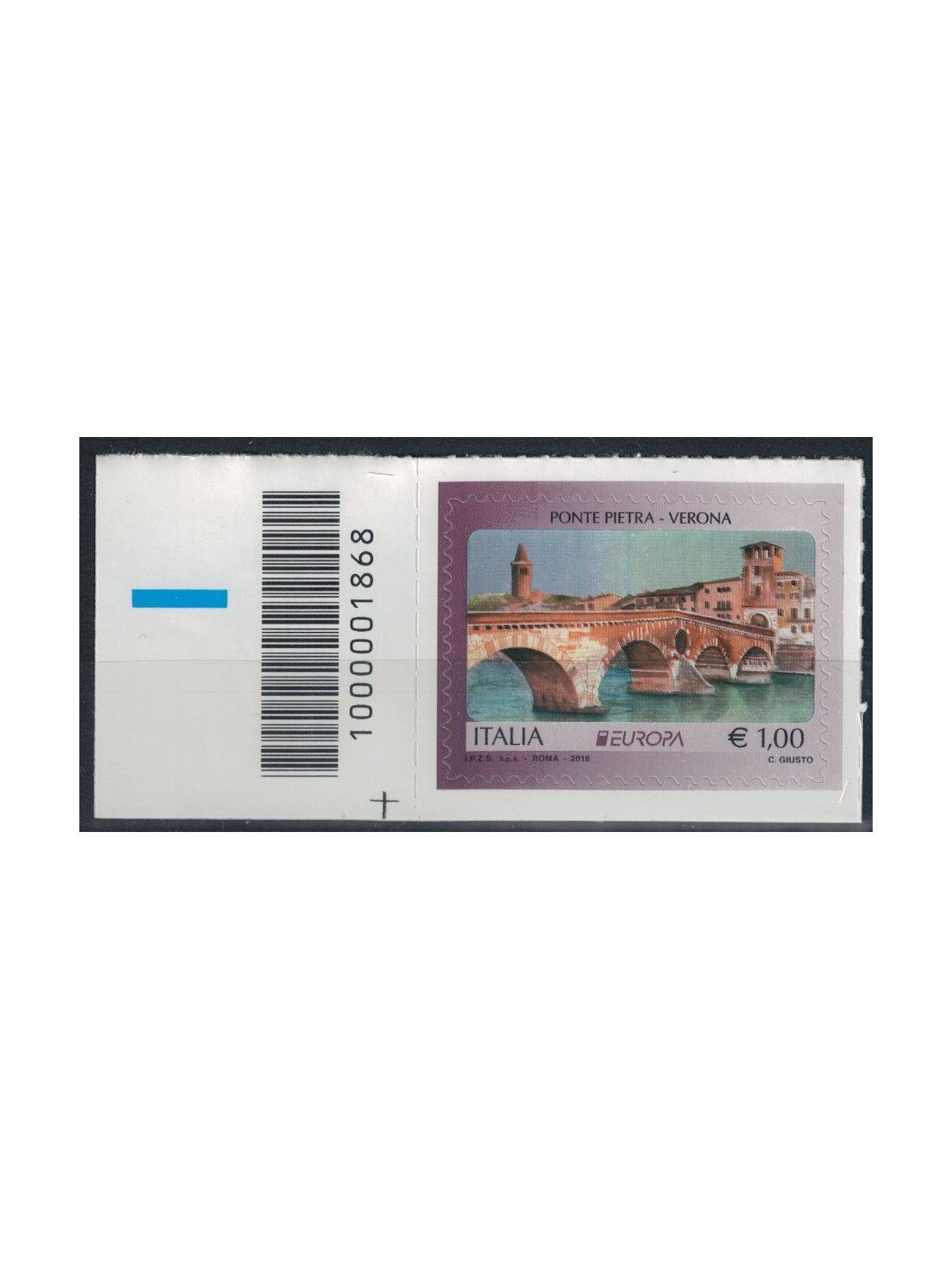 ITALIA 2018 Europa (Ponte Pietra) CB 1868 ais