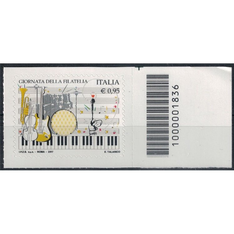 ITALY 2017 Philately Day CB 1836 asd
