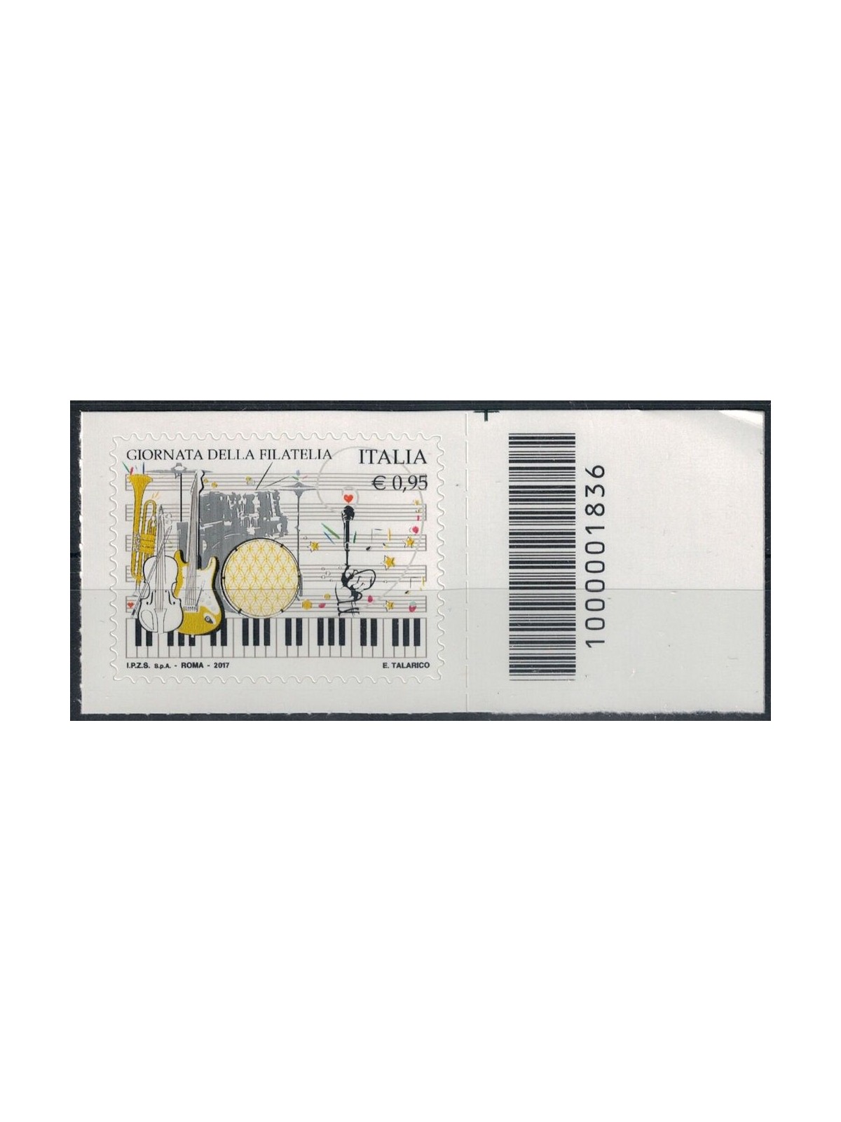 ITALY 2017 Philately Day CB 1836 asd